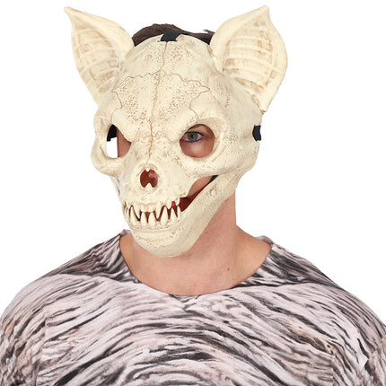 Máscara de Halloween con Murciélago en Movimiento