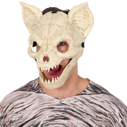 Máscara de Halloween con Murciélago en Movimiento