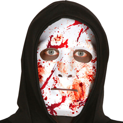 Máscara de Halloween Blanca Sangrienta