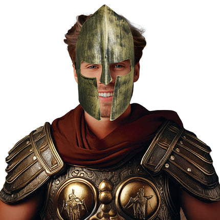 Máscara de Gladiador Oro Plata