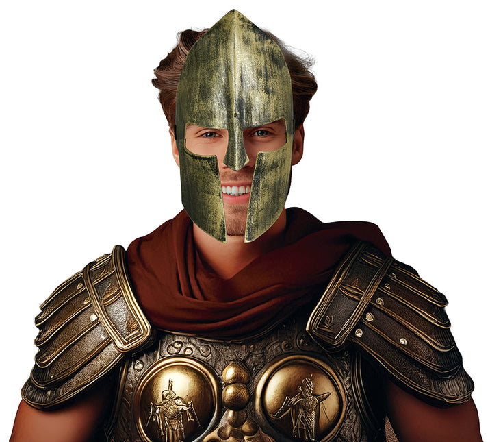 Máscara de Gladiador Oro Plata