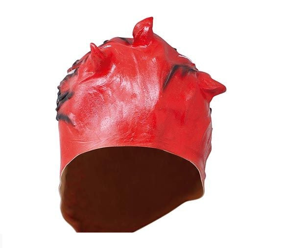 Máscara roja de Halloween Monstruo