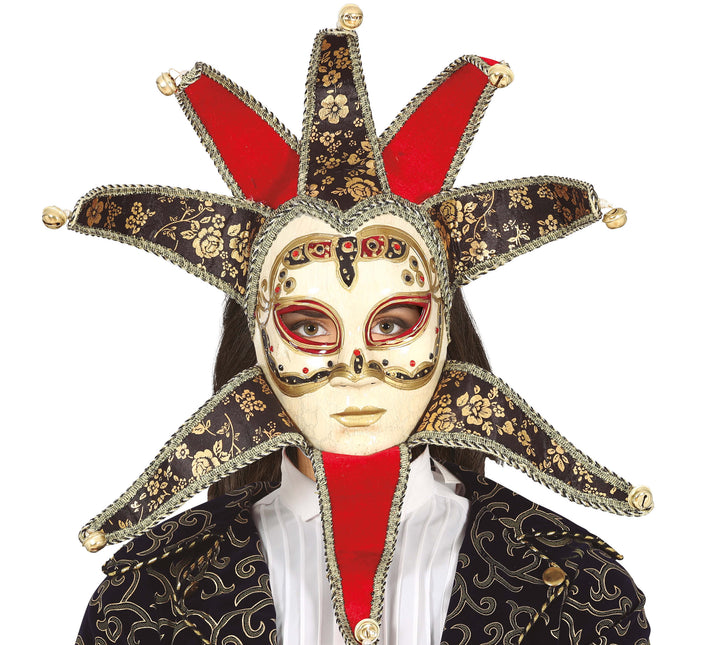 Máscara Roja Damas Venitianas