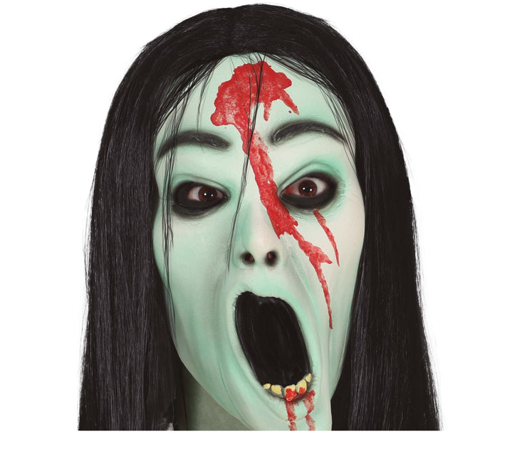 Máscara Verde Halloween Horror Niña