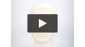 Máscara mimo Teatro blanco