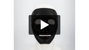 Máscara mimo Teatro negro