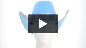 Sombrero vaquero Spark azul claro