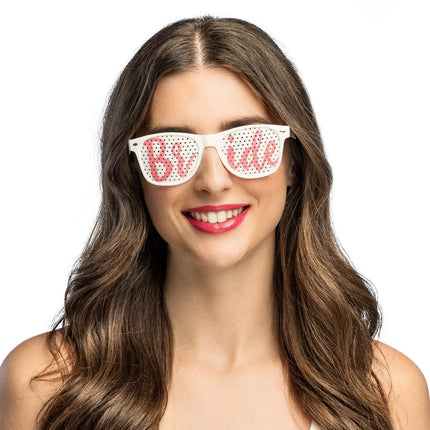 Lote de 3 gafas de fiesta «Bride to be» (la novia y el equipo de la novia)