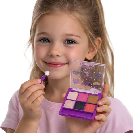 Paleta de maquillaje de Halloween morada para niños