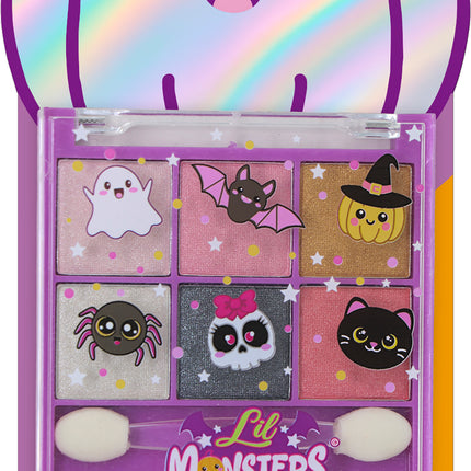 Paleta de maquillaje de Halloween morada para niños