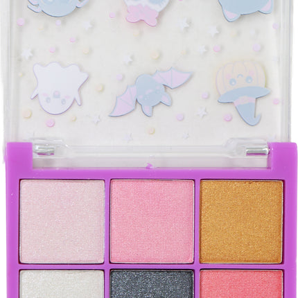 Paleta de maquillaje de Halloween morada para niños
