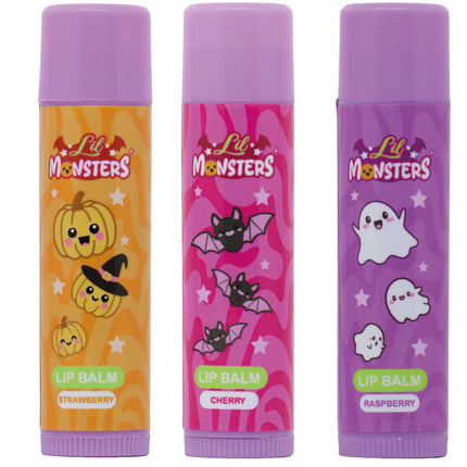 Brillo de labios de Halloween para niños, 3 unidades