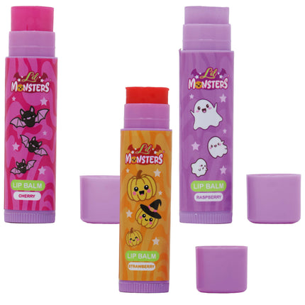 Brillo de labios de Halloween para niños, 3 unidades