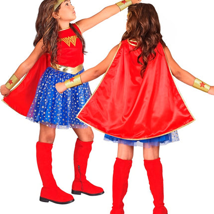 Wonder Girl Rojo Azul