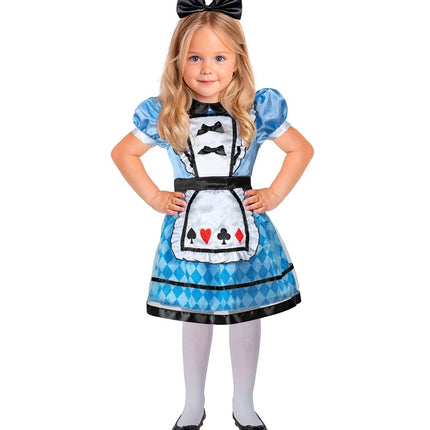 Disfraz de Niña del País de las Maravillas Azul