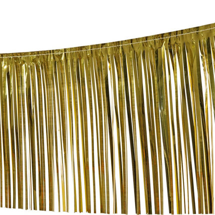 Guirnalda de flecos dorados 10m