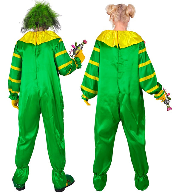 Payaso Horror Espacial Verde Amarillo