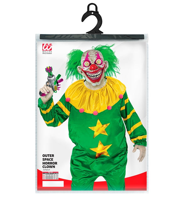 Payaso Horror Espacial Verde Amarillo