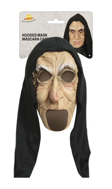 Máscara de anciana para Halloween