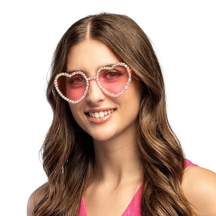 Gafas de fiesta Diamond Heart