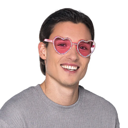 Gafas de fiesta Diamond Heart