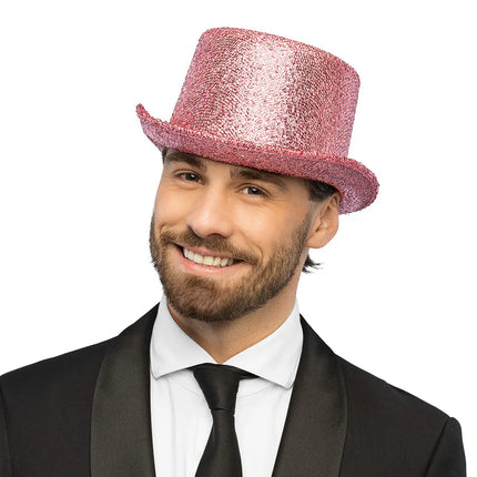 Sombrero Showtime rosa claro