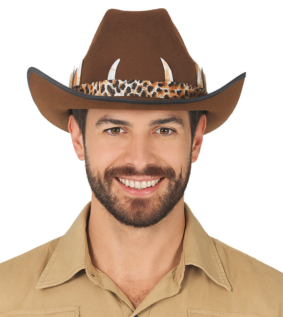 Sombrero vaquero australiano marrón, adulto