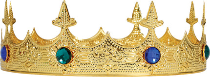 Corona Medieval de Oro Metálico