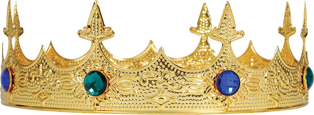 Corona Medieval de Oro Metálico