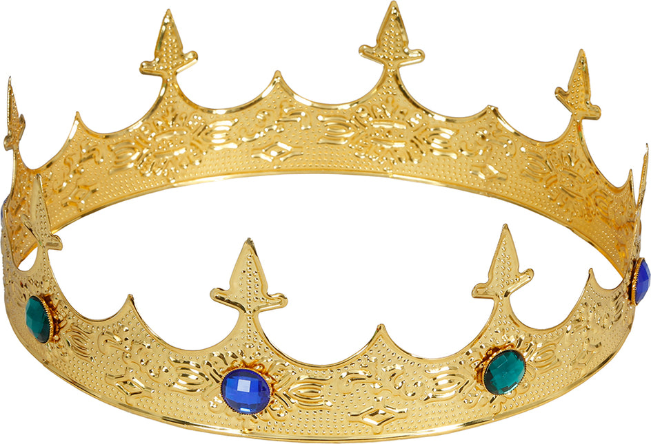 Corona Medieval de Oro Metálico