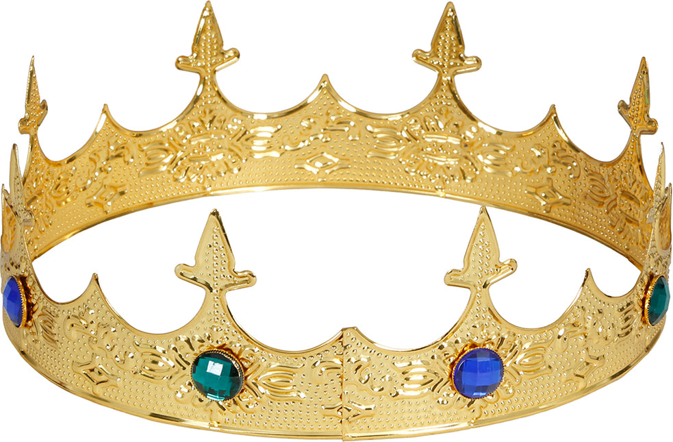 Corona Medieval de Oro Metálico