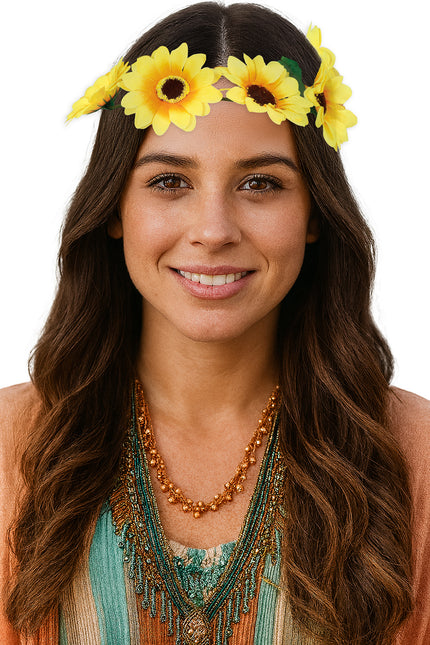 Diadema Flor Amarillo