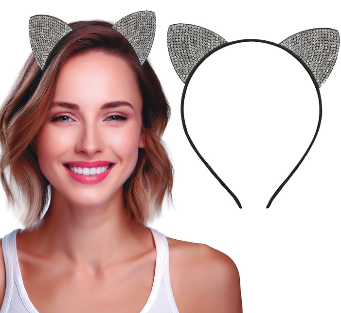 Diadema Gato Plata