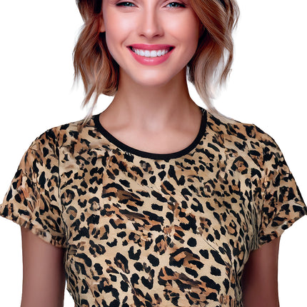 Diadema Leopardo Marrón/Amarillo