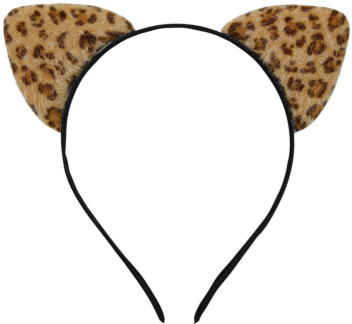 Diadema Leopardo Marrón/Amarillo