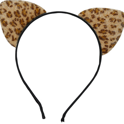 Diadema Leopardo Marrón/Amarillo