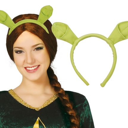 Diadema monstruo verde