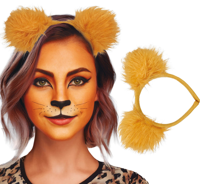 Diadema León Naranja