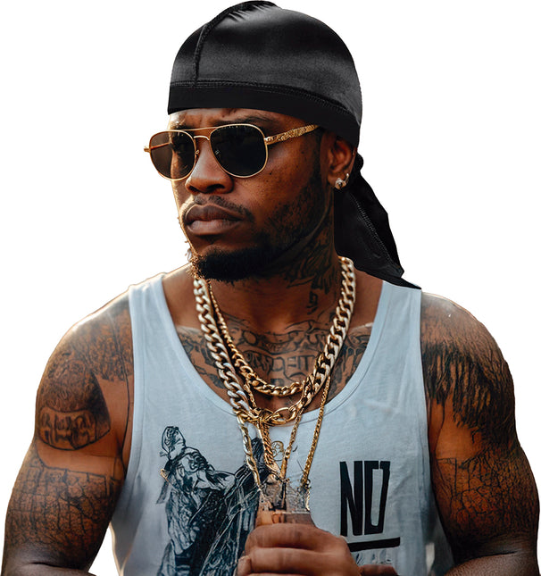 Bandana negra poliéster