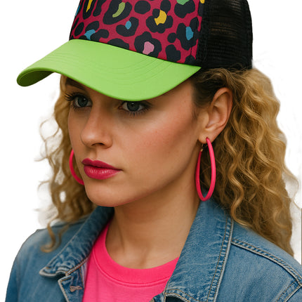 Gorro estampado de leopardo