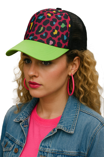 Gorro estampado de leopardo