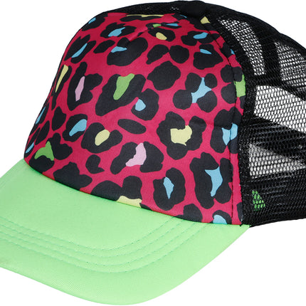 Gorro estampado de leopardo