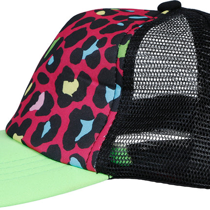 Gorro estampado de leopardo