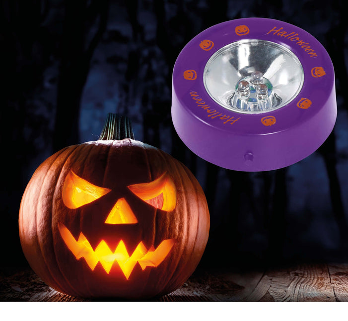Halloween Luces Led Calabaza Iluminada 6.6cm