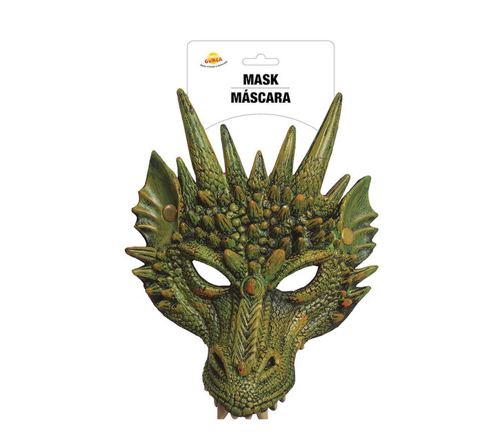 Halloween Media Máscara Dragón