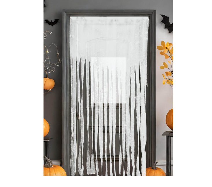 Cortina de puerta blanca 2m