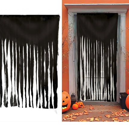 Gris Cortina de puerta 2m