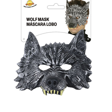 Halloween Media Máscara Lobo