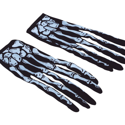 Guantes de Halloween Dedos de Esqueleto
