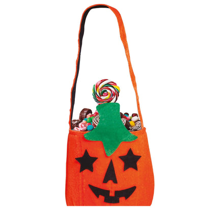 Cubo de caramelos de Halloween Calabaza 25cm